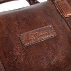 Коричнева шкіряна сумка для ноутбука 15,4" Ashwood G34 BRANDY - Фотографія № 106