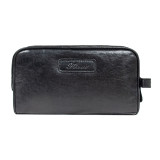 Чорний шкіряний несесер Ashwood G37 Black