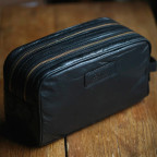 Чорний шкіряний несесер Ashwood G37 Black - Фотографія № 107
