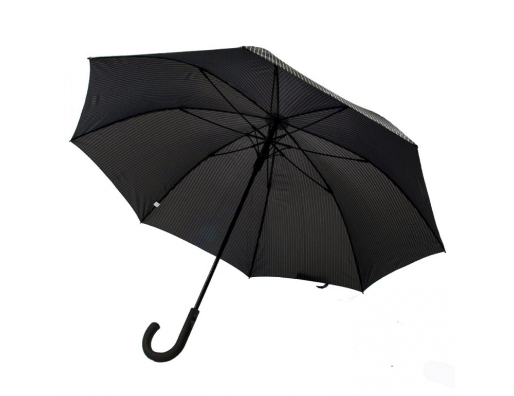 Парасолька чоловіча Fulton G451-019207 Knightsbridge-2 City Stripe Black/Steel - Фотографія № 5