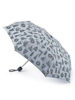 Парасолька жіноча Fulton Stowaway-24 G701 London Landmarks (Достопримечательности Лондона)