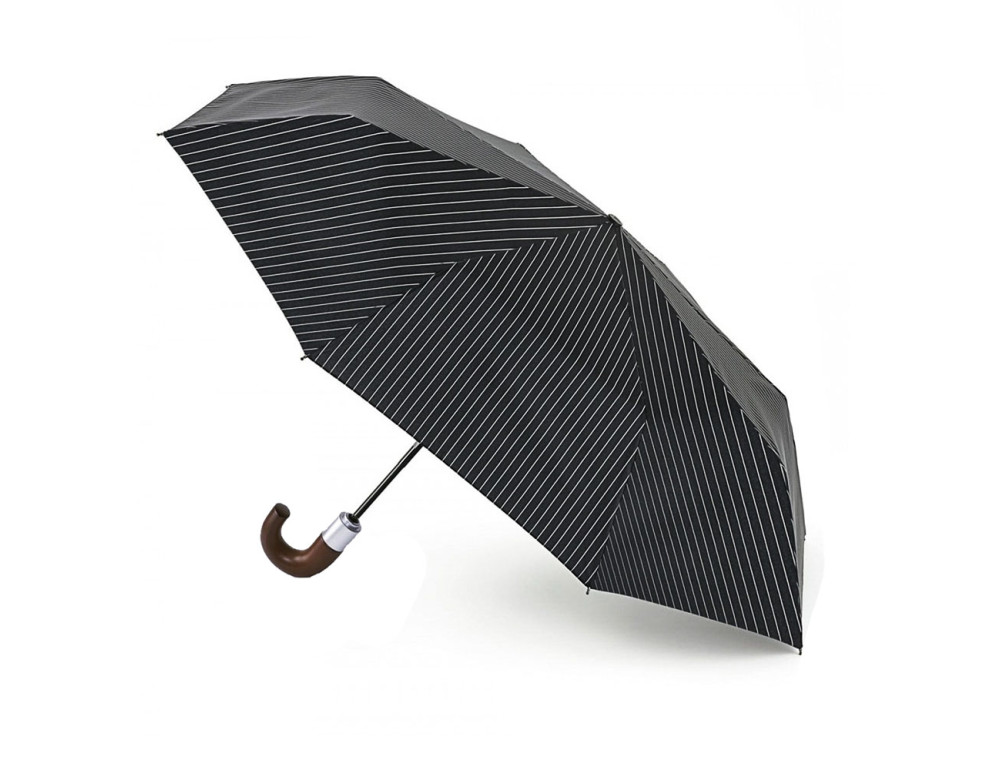 Парасолька чоловіча Fulton G818-019214 Chelsea-2 City Stripe Black/Steel - Фотографія № 1 Парасолька чоловіча Fulton G818-019214 Chelsea-2 City Stripe Black/Steel - Фотографія № 1