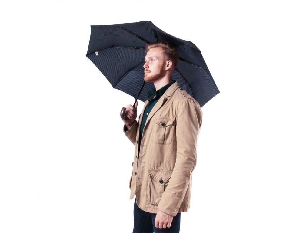 Зонт мужской Fulton Chelsea-2 G818-024188 City Stripe Navy (Синий) - Фото № 9