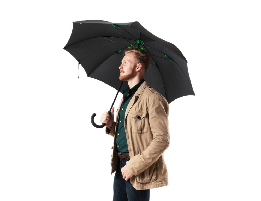 Парасолька-тростина чоловіча Fulton Typhoon-1 G844 Black (Чорний) - Фотографія № 5