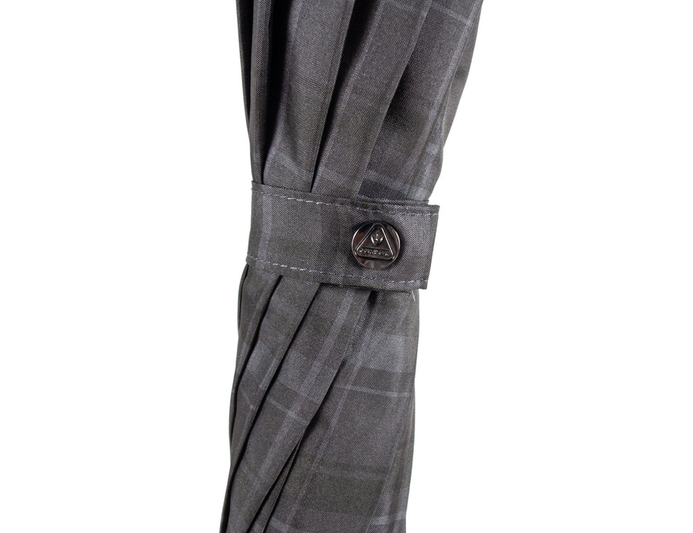 Парасолька чоловіча Fulton Dalston-2 G857 Charcoal Check (Клетка) - Фотографія № 13