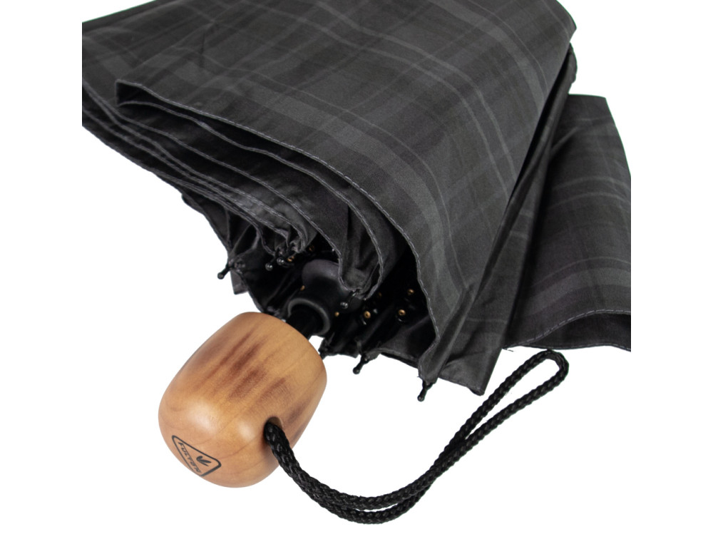 Парасолька чоловіча Fulton G868 Hackney-2 Charcoal Check (Темно-серая клетка) - Фотографія № 6