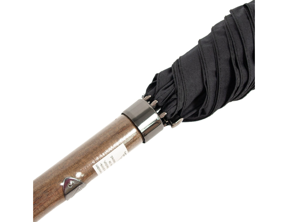 Парасолька-тростина чорного кольору Fulton Mayfair-1 G894 -  Black (Чорний) - Фотографія № 11
