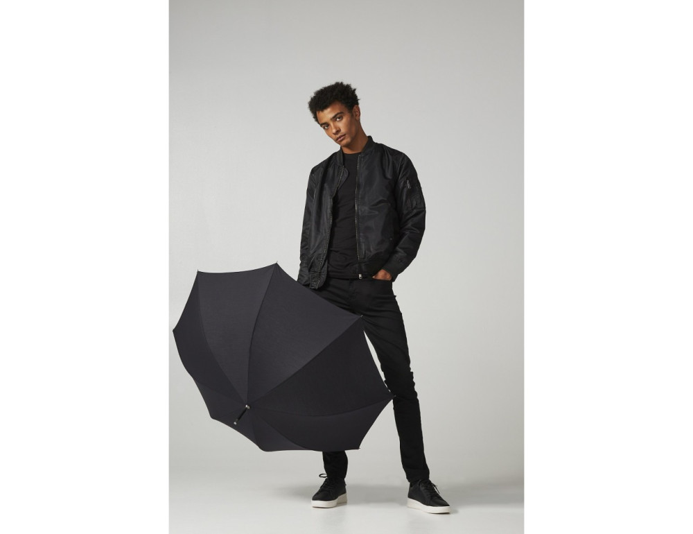 Парасолька-тростина чорного кольору Fulton Mayfair-1 G894 -  Black (Чорний) - Фотографія № 3