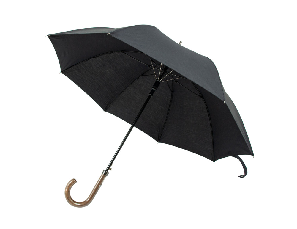 Парасолька-тростина чорного кольору Fulton Mayfair-1 G894 -  Black (Чорний) - Фотографія № 6