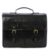 Чоловічий шкіряний портфель Ashwood Gareth Briefcase Black