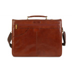 Чоловічий шкіряний портфель Ashwood GARETH BRIEFCASE VT CHESTNUT - Фотографія № 101