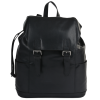 Чоловічий шкіряний рюкзак із клапаном Ashwood Leather Harvey Black Чоловічий шкіряний рюкзак із клапаном Ashwood Leather Harvey Black