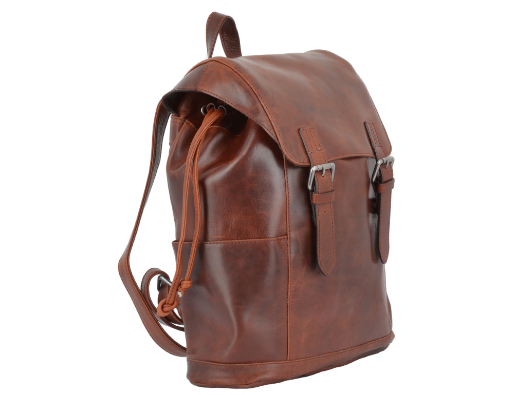 Чоловічий шкіряний рюкзак із клапаном Ashwood Leather Harvey Tan - Фотографія № 2
