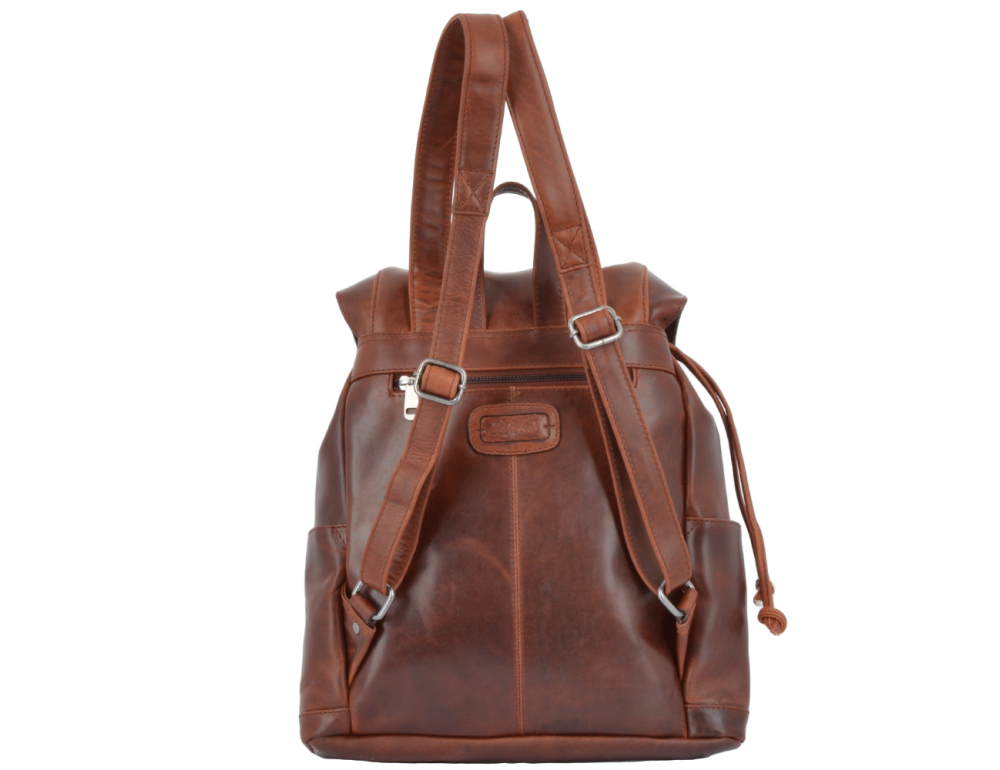Чоловічий шкіряний рюкзак із клапаном Ashwood Leather Harvey Tan - Фотографія № 3