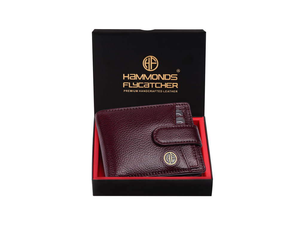Мужской кожаный кошелек Hammonds Flycatcher HF502 Brown (Коричневый) - Фото № 6
