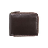 Темно-коричневий маленький гаманець Visconti HT14 CHOC Camden c RFID