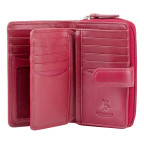 Червоний шкіряний жіночий Visconti HT33 RED Madame c RFID - Фотографія № 101