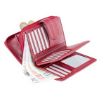 Червоний шкіряний жіночий Visconti HT33 RED Madame c RFID - Фотографія № 103