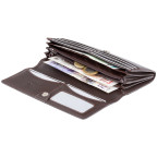 Коричневый женский кошелёк Visconti HT35 CHOC Buckingham c RFID (Chocolate) - Фото № 103