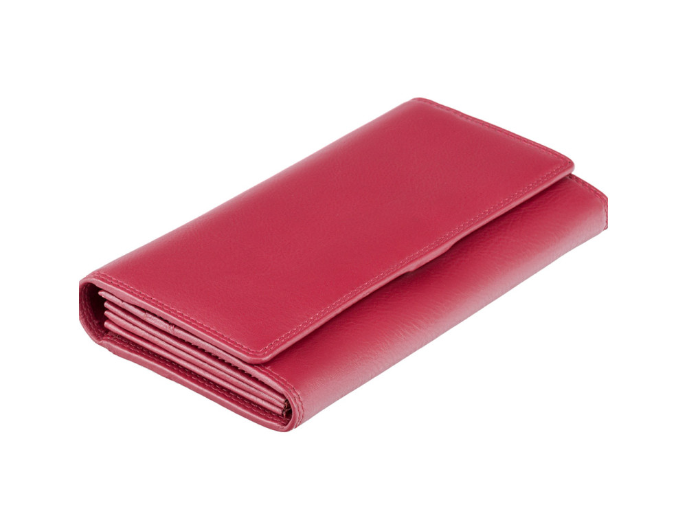 Червоний жіночий гаманець великого розміру Visconti HT35 RED Buckingham c RFID (Red) - Фотографія № 3