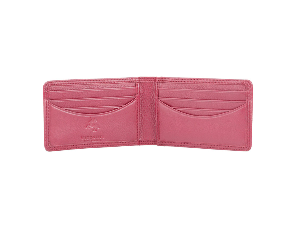 Кожаный картхолдер красного цвета Visconti HT5 Nelson (Red) - Фото № 2