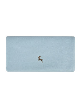 Голубой женский кошелёк из фактуной кожи Ashwood J56 WINTER SKY