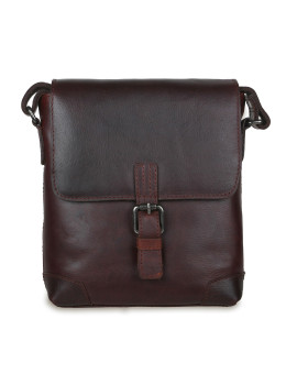Коричнева шкіряна сумка через плече чоловіча Ashwood Leather Jack Tan