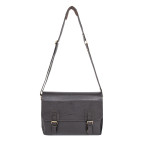 Темно-коричнева сумка месенджер А-4 Ashwood Jasper Dark Brown - Фотографія № 105