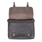 Темно-коричнева сумка месенджер А-4 Ashwood Jasper Dark Brown - Фотографія № 106
