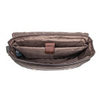 Темно-коричнева сумка месенджер А-4 Ashwood Jasper Dark Brown - Фотографія № 107