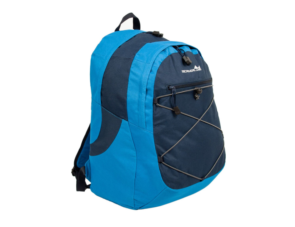 Місткий текстильний рюкзак синього кольору Borderline JBBP194L (Blue/Navy) - Фотографія № 2