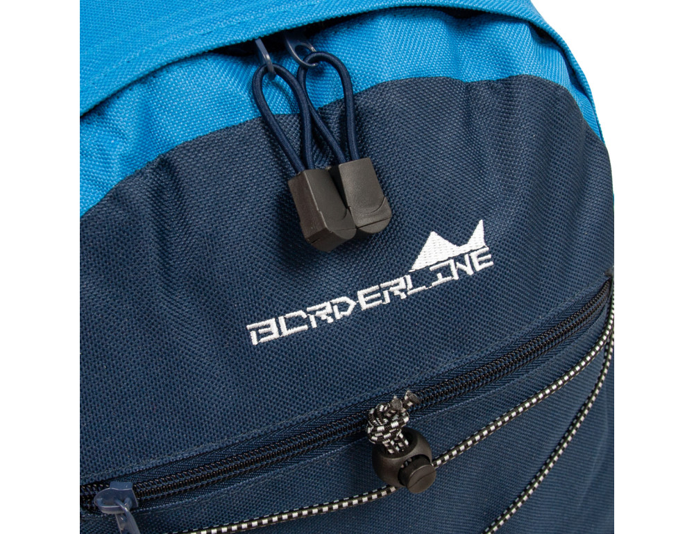Місткий текстильний рюкзак синього кольору Borderline JBBP194L (Blue/Navy) - Фотографія № 7