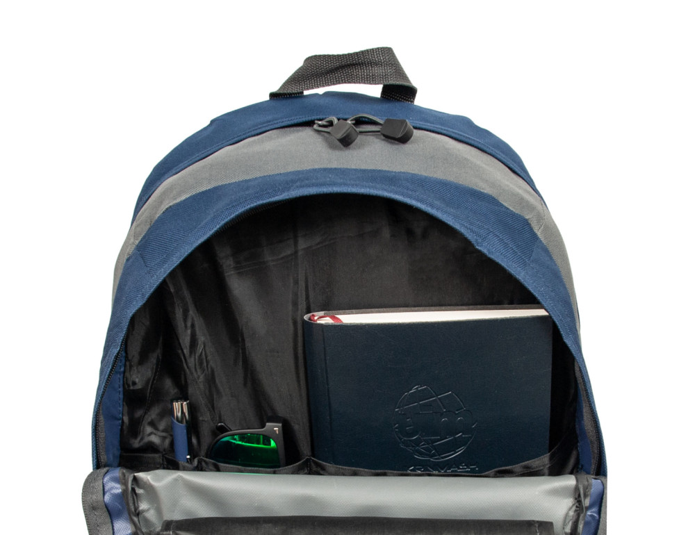 Великий міський рюкзак із текстилю Borderline JBBP194L (Navy/Grey) - Фотографія № 9