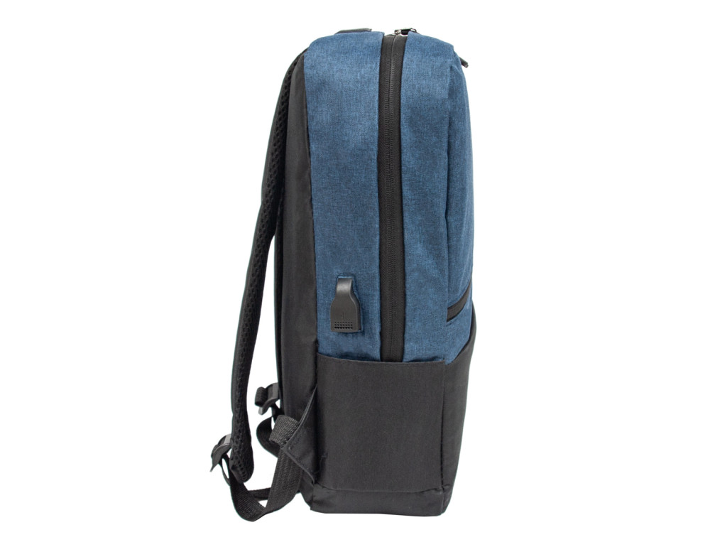 Стильный городской рюкзак из нейлона Bordlite JBBP 277 (Navy/Black) - Фото № 3