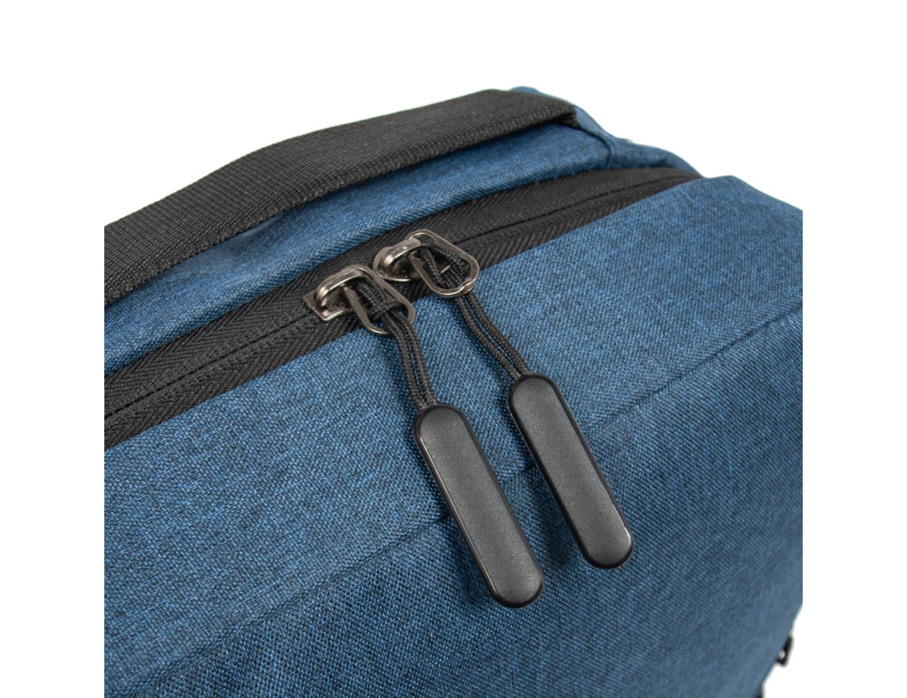 Стильный городской рюкзак из нейлона Bordlite JBBP 277 (Navy/Black) - Фото № 8