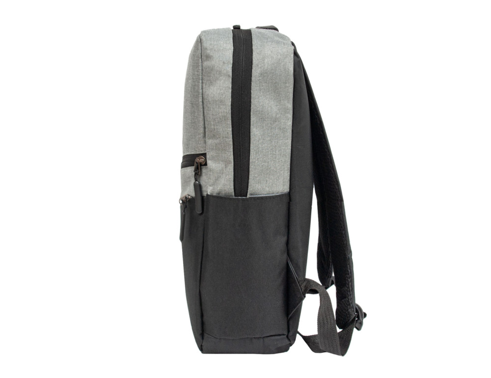 Тканевый городской рюкзак Bordlite JBBP277 (Grey/Black) - Фото № 5