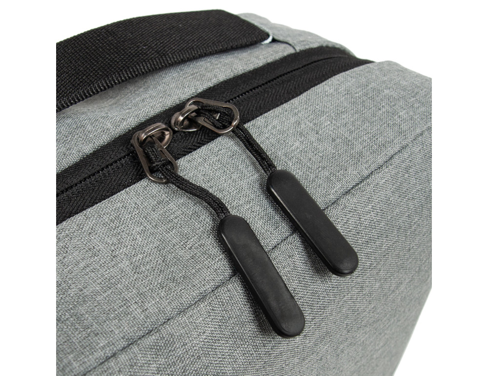 Тканевый городской рюкзак Bordlite JBBP277 (Grey/Black) - Фото № 8