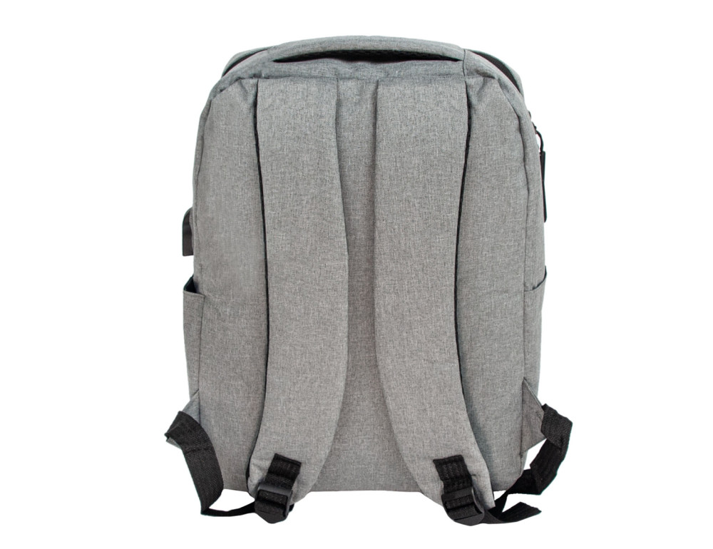 Мужской текстильный рюкзак серого цвета Bordlite JBBP 278 (Grey) - Фото № 4