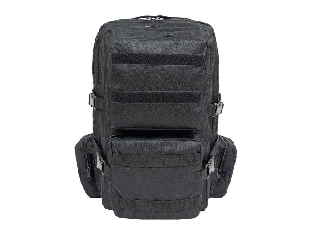Великий текстильний чорний рюкзак Borderline JBBP 287 (Black) - Фотографія № 1