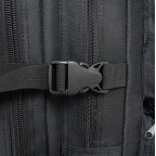 Великий текстильний чорний рюкзак Borderline JBBP 287 (Black) - Фотографія № 109