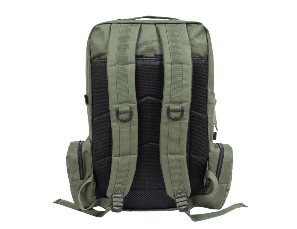 Текстильный мужской рюкзак большого размера цвета хаки Borderline JBBP 287 (Khaki) - Фото № 4