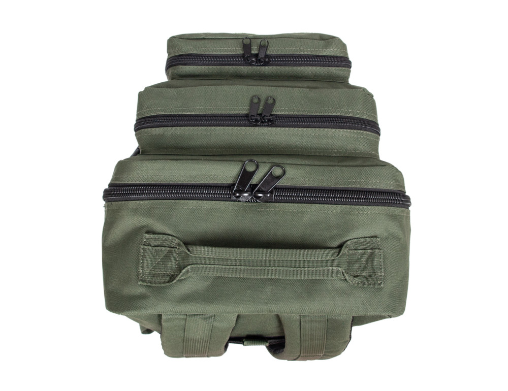 Текстильный мужской рюкзак большого размера цвета хаки Borderline JBBP 287 (Khaki) - Фото № 6