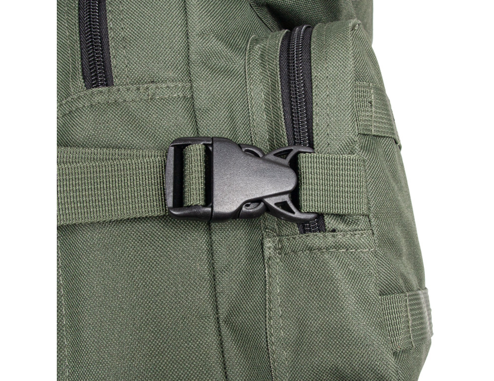 Текстильный мужской рюкзак большого размера цвета хаки Borderline JBBP 287 (Khaki) - Фото № 10
