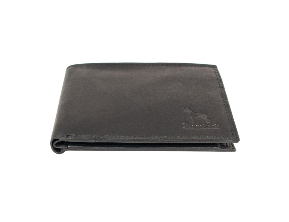 Кошелек кожаный мужской Ridgeback JBNC39MN Black (Черный) - Фото № 5