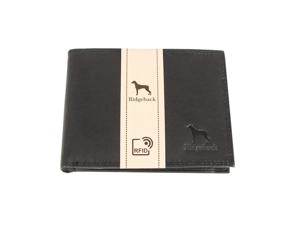 Кошелек кожаный мужской Ridgeback JBNC39MN Black (Черный) - Фото № 6