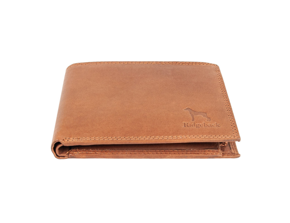Кошелек кожаный мужской Ridgeback JBNC39MN Tan (Рыжий) - Фото № 5