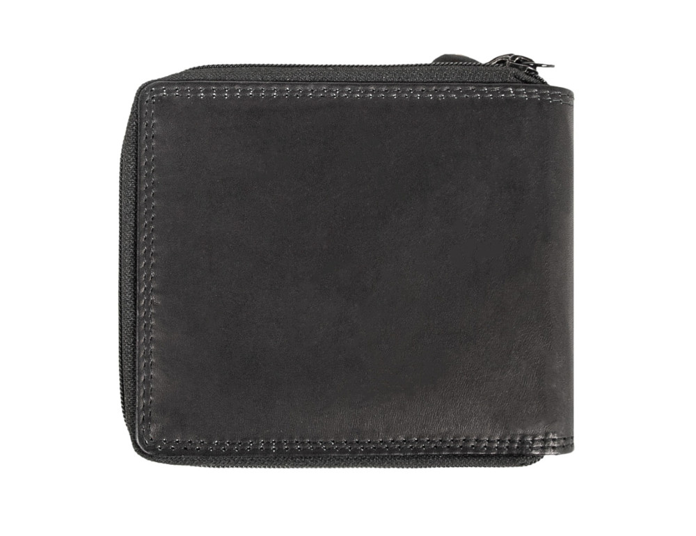 Кошелек кожаный мужской Ridgeback JBNC43MN Black (Черный) - Фото № 2