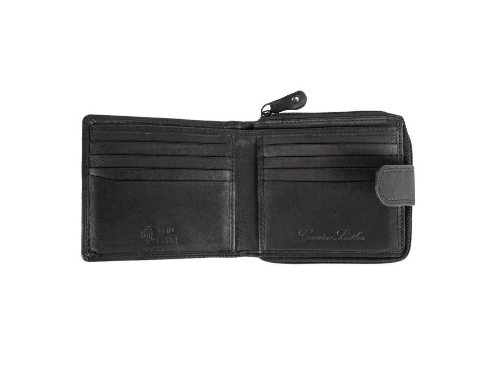 Кошелек кожаный мужской Ridgeback JBNC43MN Black (Черный) - Фото № 3