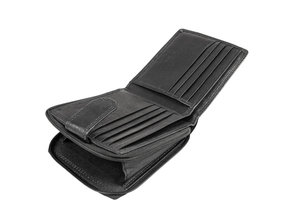 Кошелек кожаный мужской Ridgeback JBNC43MN Black (Черный) - Фото № 4