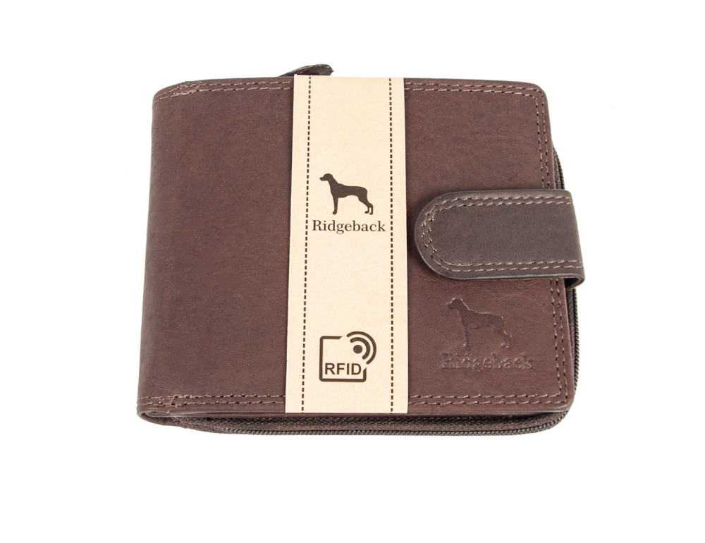 Гаманець шкіряний чоловічий Ridgeback JBNC43MN Brown (Коричневий) - Фотографія № 6